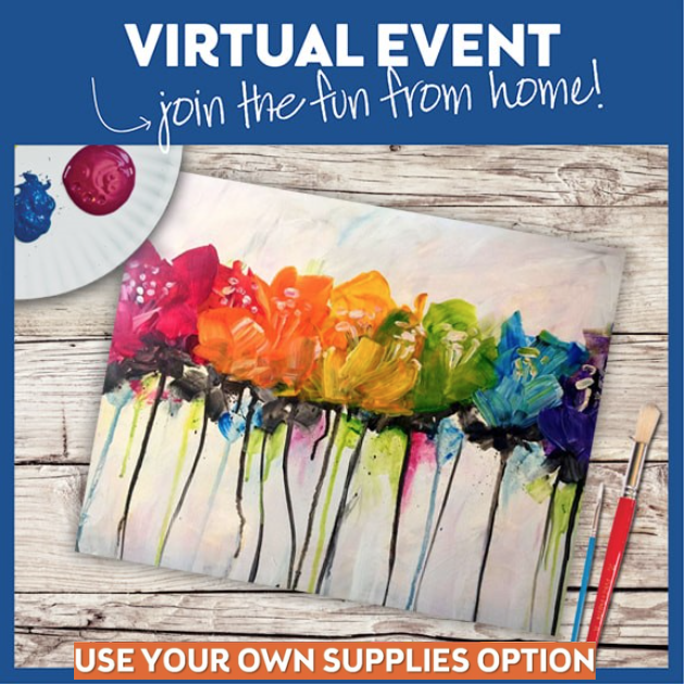 LIVE INTERACTIVE VIRTUAL CLASS - USE YOUR OWN SUPPLIES OPTION
